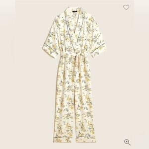J Crew easy luxe eco jumpsuit floral spring size M NWT